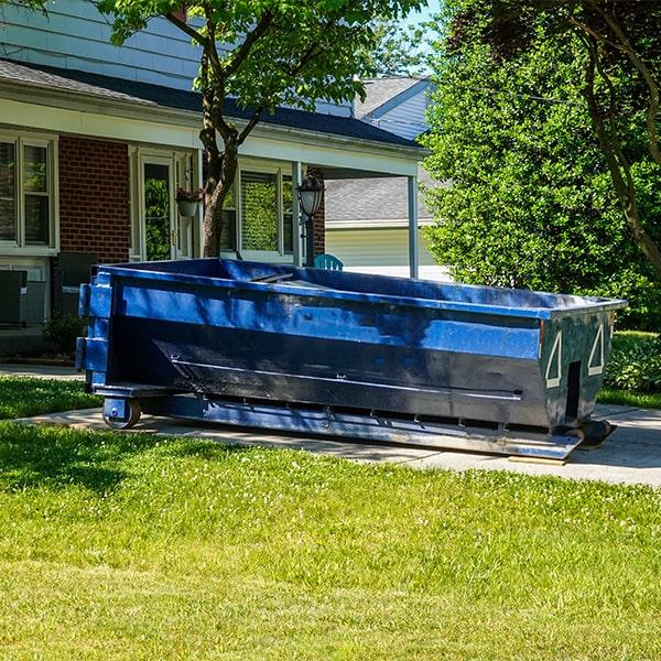 we offer residential dumpsters in various sizes to accommodate different needs